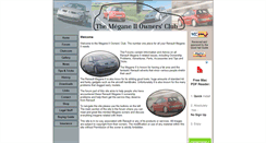Desktop Screenshot of meganeownersclub.co.uk