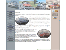 Tablet Screenshot of meganeownersclub.co.uk